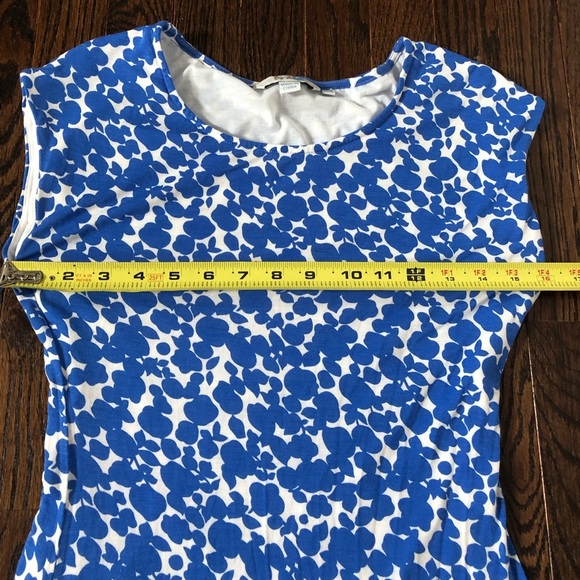 Boden Women’s 4 Light Blue/White Floral Sleeveless Knee-Length Fit & Flare Dress - Picture 6 of 10